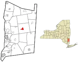 Location of Millbrook, New York