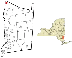 Location of Tivoli, New York