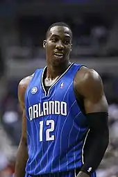 Dwight Howard at a game