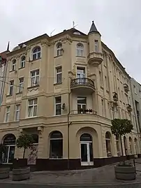 Facades on Dworcowa and Marcinkowski Street