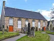 Dyke Parish Church (Church Of Scotland), Church Hall, (Former Mausoleum), Burial Ground And War Memorial Gate Arch