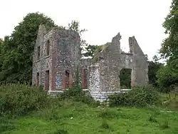 Victorian ruins of Synge's Lodge