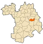 Location of El Eulma in the Setif Province