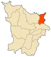 Location of Annaba, Algeria within Annaba Province