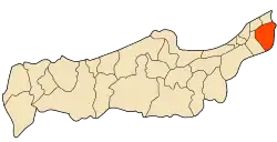 Koléa District highlighted in Tipaza Province