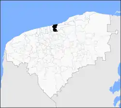 Municipal location in Yucatán