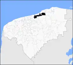 Municipal location in Yucatán