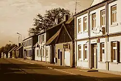 Houses on Dzintaru Street (Dzintaru iela)