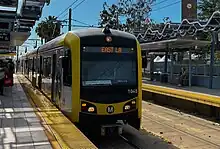 Metro Rail light rail train in 2023