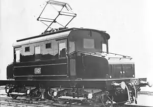Original steeplecab locomotive 1101