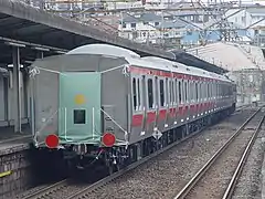 Cars 1 to 7 on delivery from Tokyu Car's Yokohama factory, March 2006