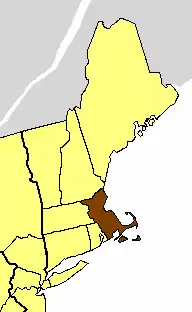 Location of the Diocese of Massachusetts