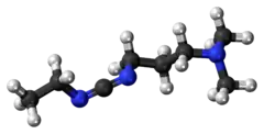 Ball-and-stick model of the EDC molecule