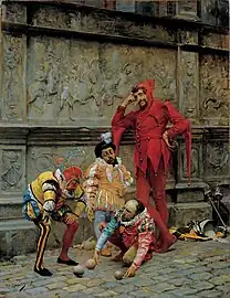 Jesters Playing, 1868, Cochonnet