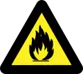 Flammable material or high temperature