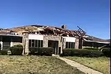 EF1 damage: Cause major damage to mobile homes and automobiles, and can cause minor structural damage to well-constructed homes. This frame home sustained major roof damage but otherwise remained intact. Around 35% of all annual tornadoes in the U.S. are rated EF1.