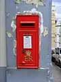 Queen Elizabeth II wall box in Senglea, Malta