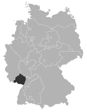 Karte der Evangelischen Kirche der Pfalz