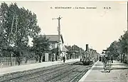 Gare de Deuil-Montmagny in the early 20th century