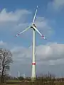 A weaker Enercon E-126 - EP4 low-wind model - at Holdorf