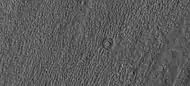 Ring mold craters on floor of a crater, as seen by HiRISE under HiWish program  Location is Ismenius Lacus quadrangle.