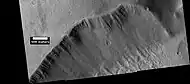 Layers, as seen by HiRISE under HiWish program  Location is Tempe Terra in Arcadia quadrangle.