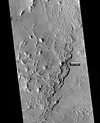 Wide view of layers, as seen by HiRISE under HiWish program