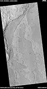 Lava rafts, as seen by HiRISE under HiWish program. Location is the Elysium quadrangle.