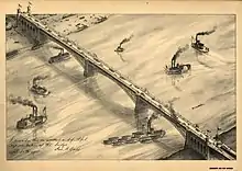Eads Bridge, 1875