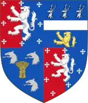 Arms of the Earl of Donoughmore