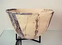 Early Ubaid pottery, 5100–4500 BC, Tepe Gawra. Louvre Museum DAO 3