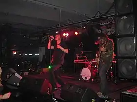 Earshot performing in 2009