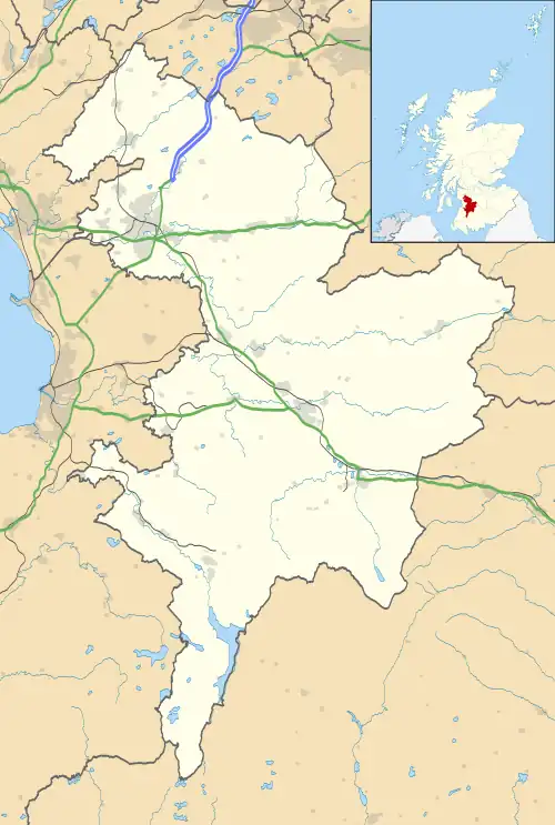 Logan is located in East Ayrshire