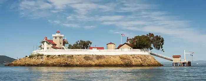 Panoramic view of East Brother Island Light Station