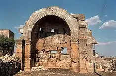 East Church, Kimar, Syria - View of apse from west