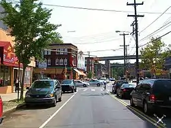 East Falls at Ridge Avenue and Midvale Avenue in September 2006