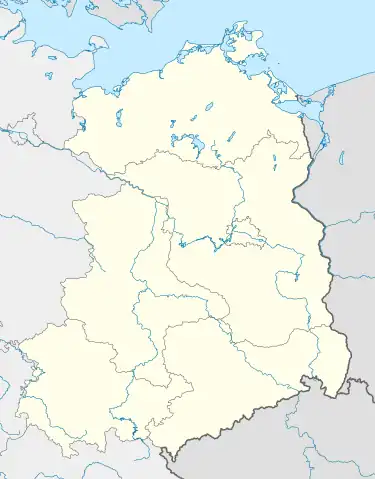 1990–91 NOFV-Oberliga is located in East Germany