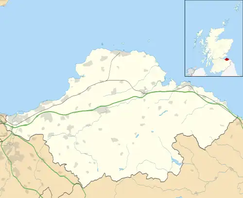 Broxburn is located in East Lothian