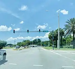 Intersection of U.S. Route 17/State Road 20/State Road 100 and the southwestern terminus of State Road 207