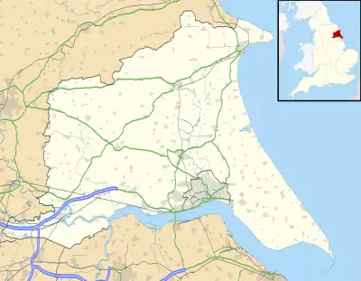 East Cowick is located in East Riding of Yorkshire