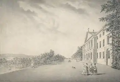 East View of West Wycombe House, Buckinghamshire, circa 1760