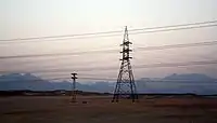 Early morning with the Eastern Desert mountain range on the horizon