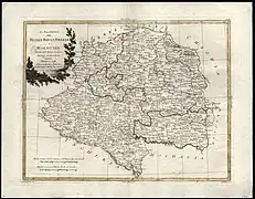 1781 map of Eastern Europe