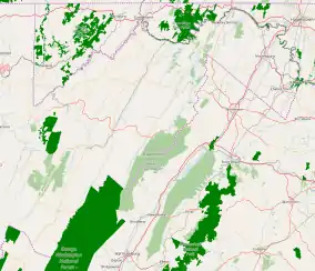 Concord is located in Eastern Panhandle of West Virginia