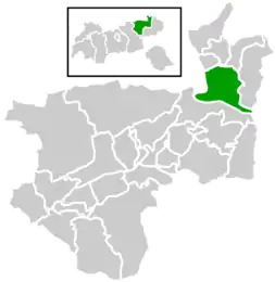 Location within Kufstein district