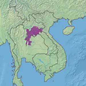 Ecoregion territory (in purple)