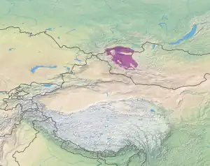 Ecoregion territory (in purple)