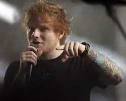 Singer Ed Sheeran