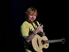 Ed Sheeran at the ÷ Tour