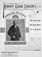 His concert program in Boston (1891)